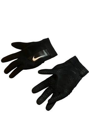 Nike Black Grip Training Gloves with Reflective Swoosh